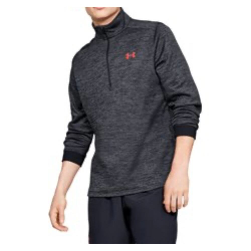 Under Armour Men's 1/2 Zip Fleece Top Medium Pullover Coldgear Loose Fit